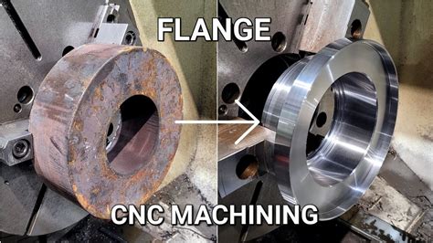 cnc machining aluminum flange|Fast machining aluminum flange with CNC lathe .